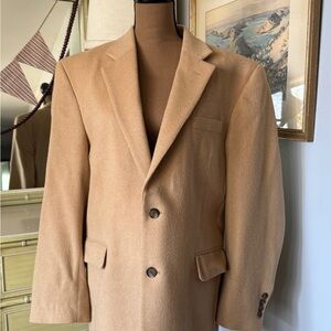 Classic Camel Hair Men's Blazer